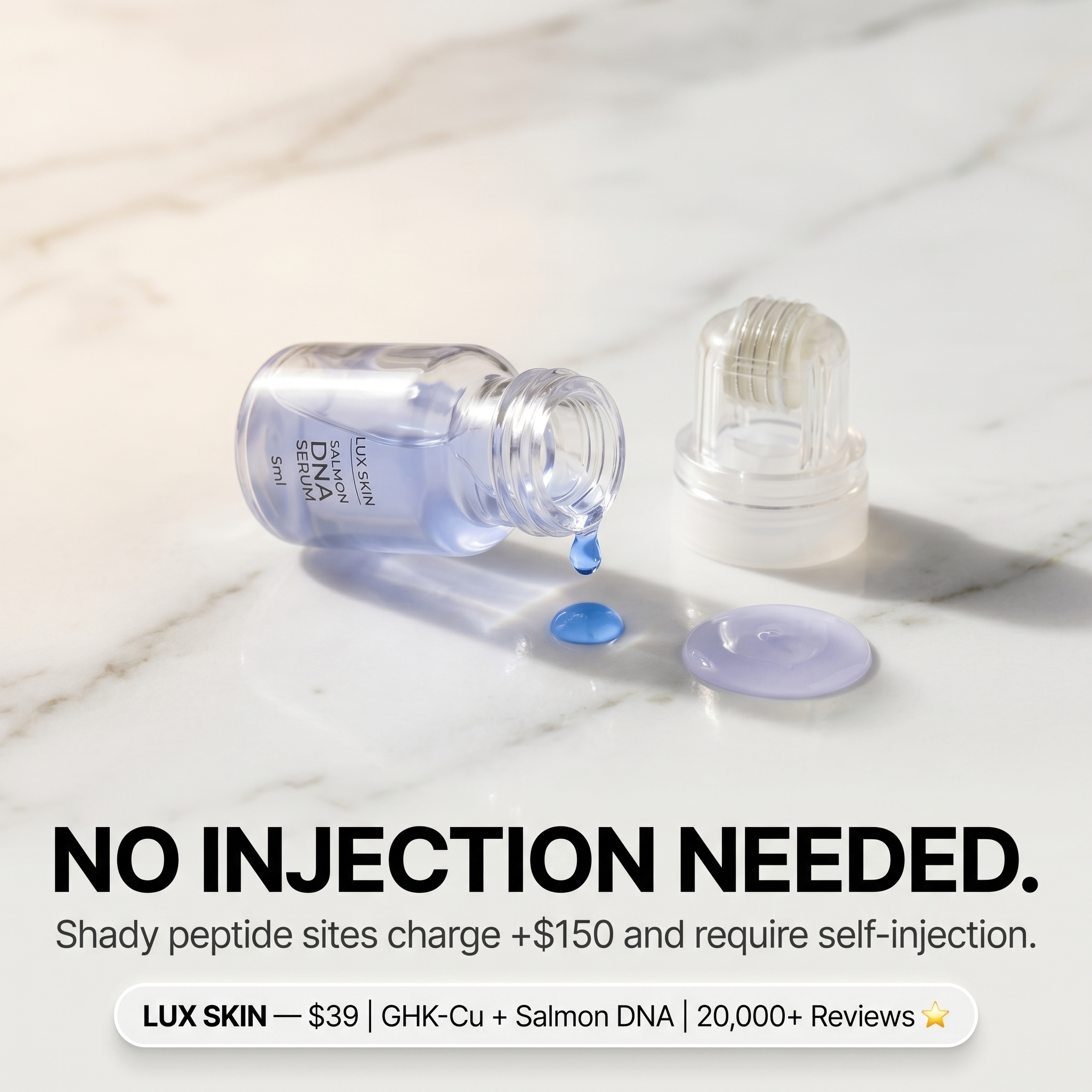 No Injection Needed — LUX SKIN GHK-Cu Micro-Infusion